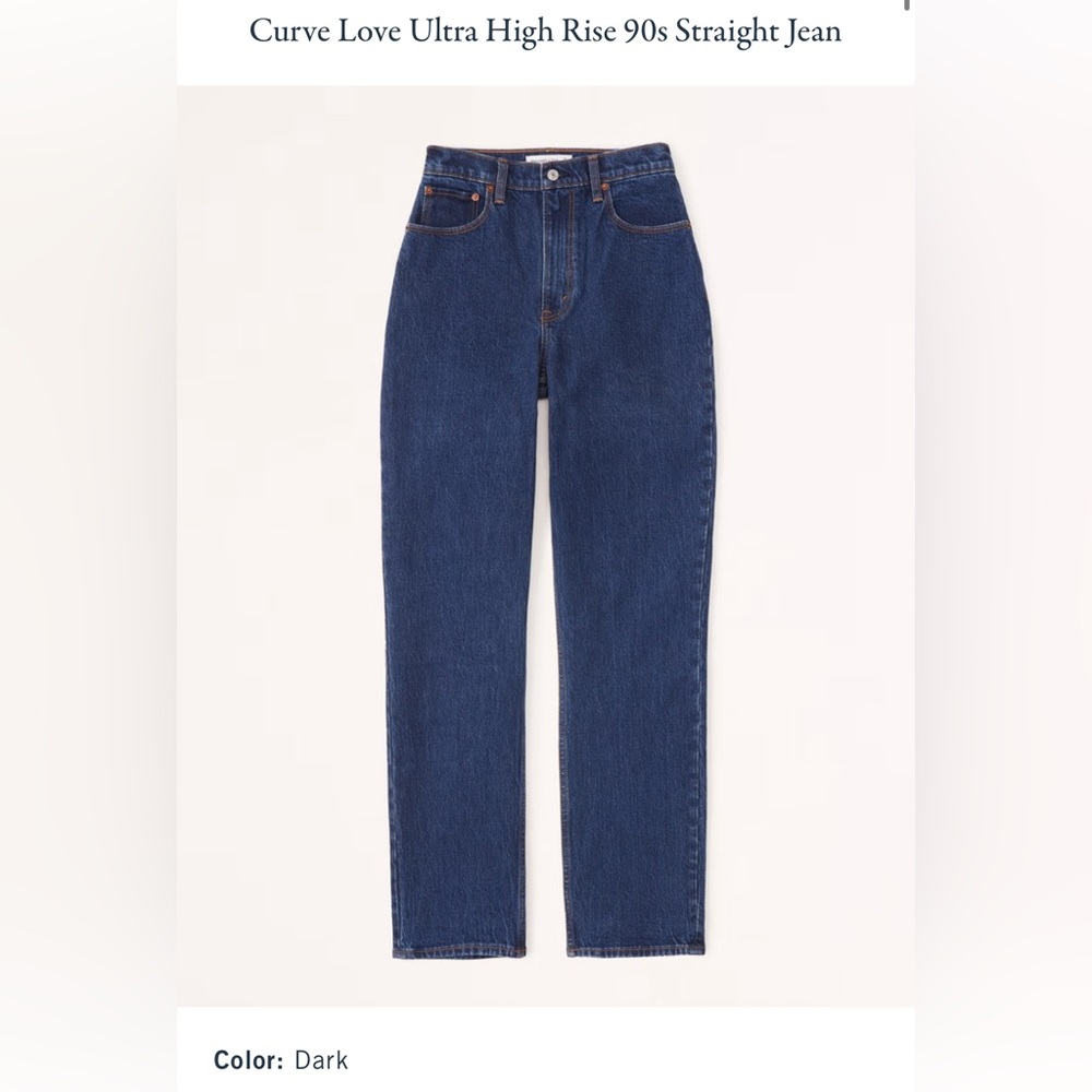 Abercrombie & Fitch High Rise Blue Jeans Timeless Style